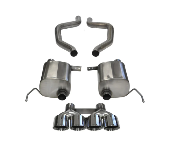 Corsa Xtreme, Sport / 2.75 in Axle-Back 4.5 in Twin Tips | 2015-2019 Corvette C7 Z06, ZR1, GS Man (14766, 14768)