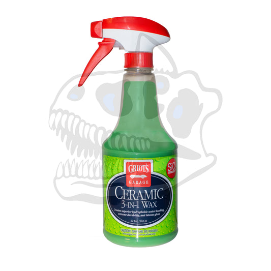 Griot's Garage Ceramic 3-In-1 Wax: Superior Water Beading, Durability and Intense Gloss, 22 oz.