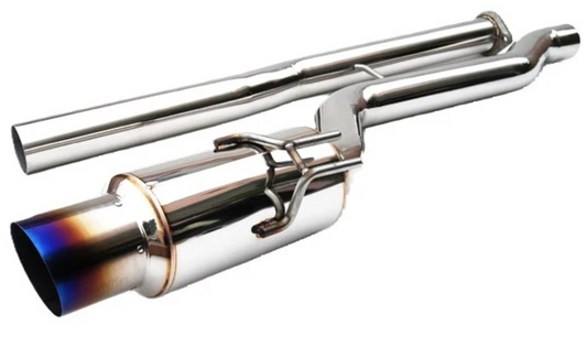Invidia N1 Racing Cat-Back Titanium Tip Exhaust Single Exit | 2008-2015 Mitsubishi Evo X