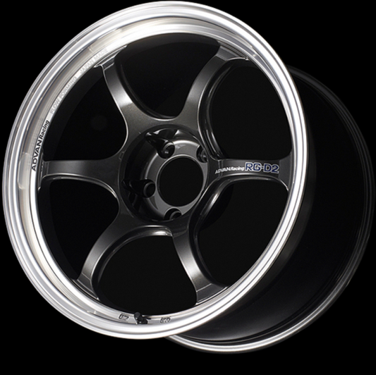 Advan RG-D2 Wheel (Super GTR Face) - 18x9.5 / Offset +35 / 5x114.3 (Machining & Black Gunmetallic)