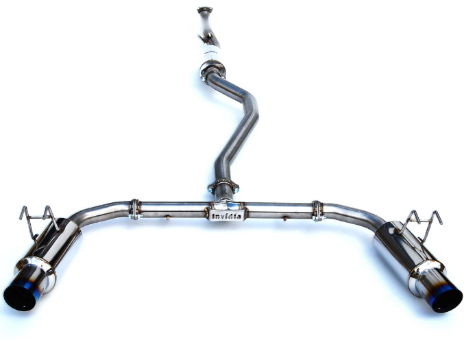 Invidia 22-Up Honda Civic Si Integra Base Dual N1 Titanium tip Cat-back Exhaust