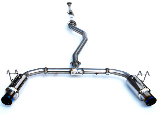 Invidia 22-Up Honda Civic Si Integra Base Dual N1 Titanium tip Cat-back Exhaust