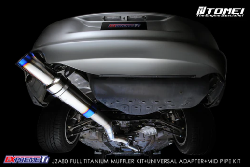 Tomei Exhaust Toyota Supra 2JZ MK4 Expreme Ti Titanium Catback