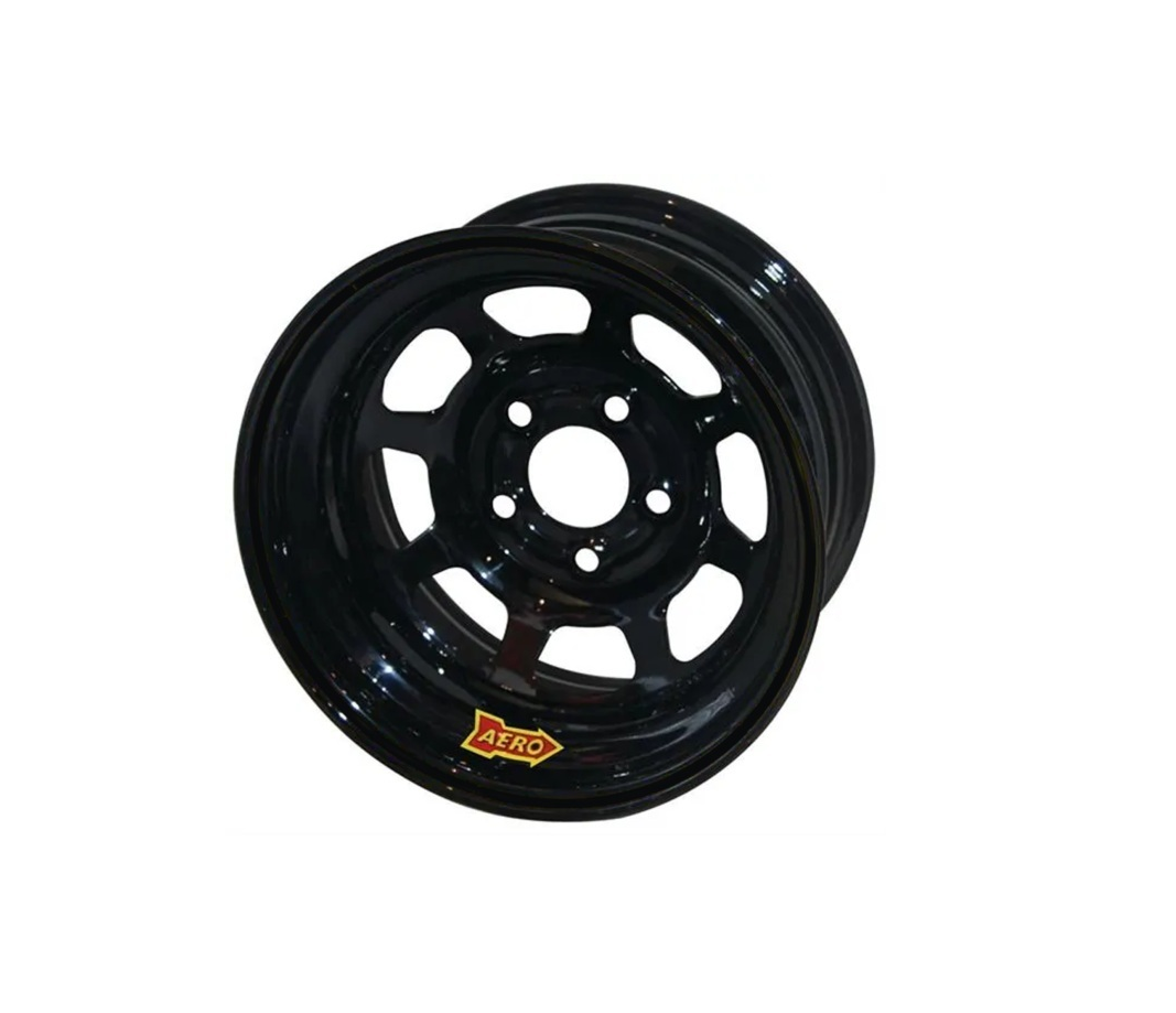 AERO RACE WHEELS 50-Series, 15 x 8 in, 3.000 in Backspace, 5 x 4.75 in Black