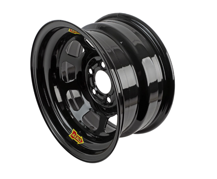 AERO RACE WHEELS 50-Series, 15 x 8 in, 3.000 in Backspace, 5 x 4.75 in Black