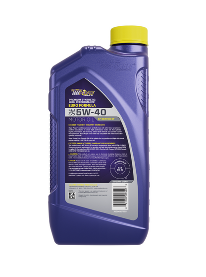 Royal Purple 5w40 Mutli-Grade SAE Oil Case 6x1 Quart 6540