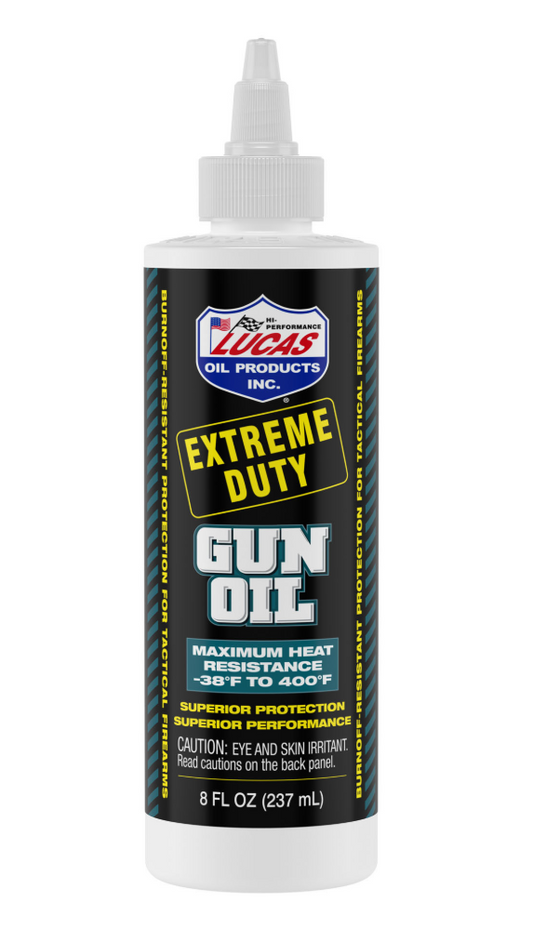 Lucas Extreme Duty Gun Oil 8 oz Squeeze Bottle