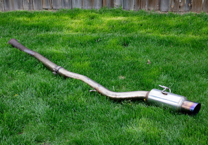 Invidia N1 Racing Cat-Back Titanium Tip Exhaust Single Exit | 2008-2015 Mitsubishi Evo X