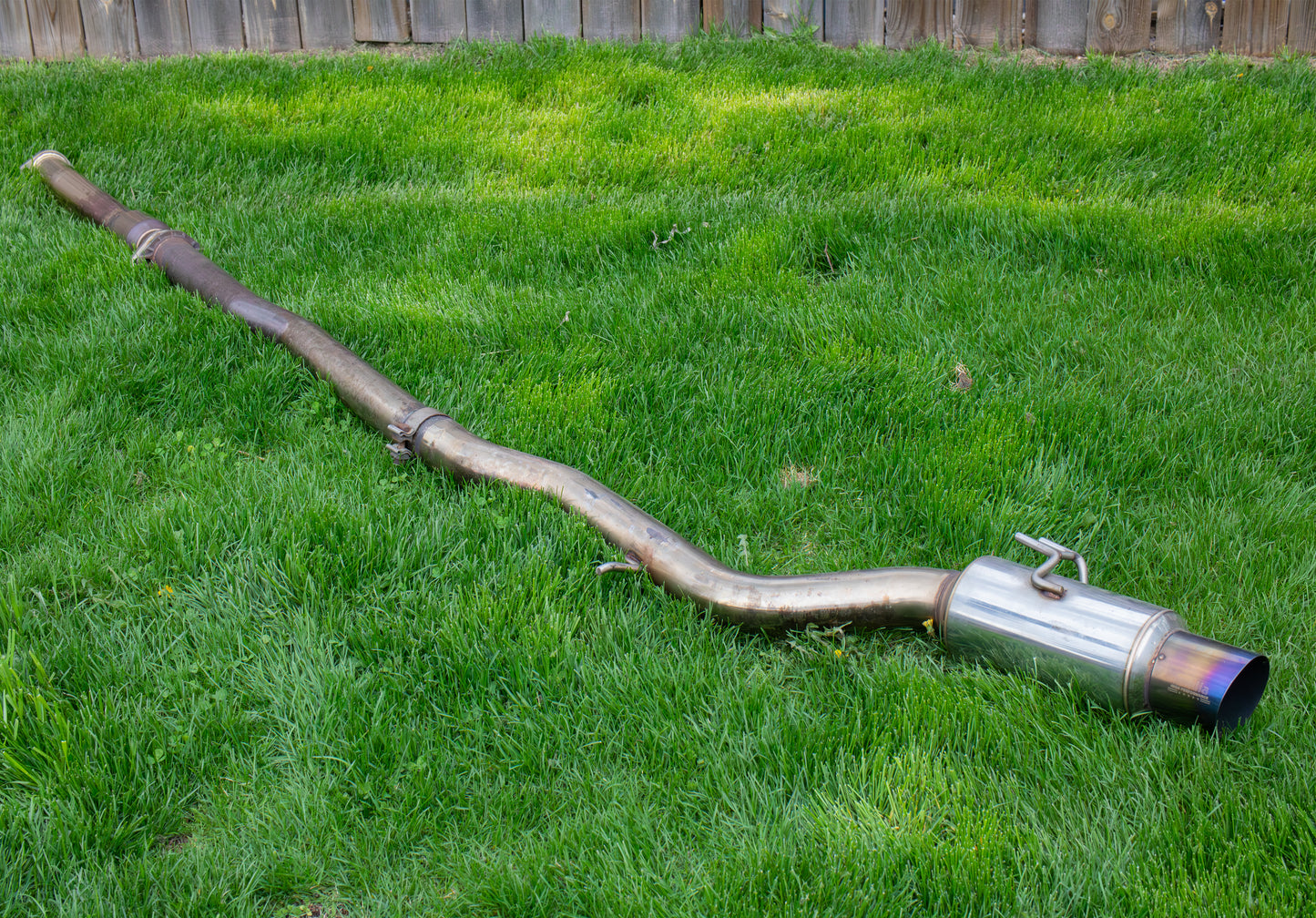 Invidia N1 Racing Cat-Back Titanium Tip Exhaust Single Exit | 2008-2015 Mitsubishi Evo X