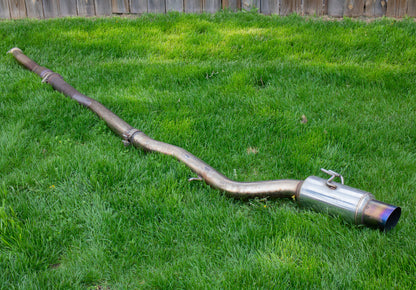 Invidia N1 Racing Cat-Back Titanium Tip Exhaust Single Exit | 2008-2015 Mitsubishi Evo X